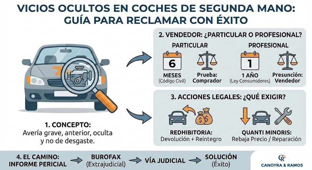 Abogadas Alba y Mercedes asesorando sobre vicios ocultos en coches